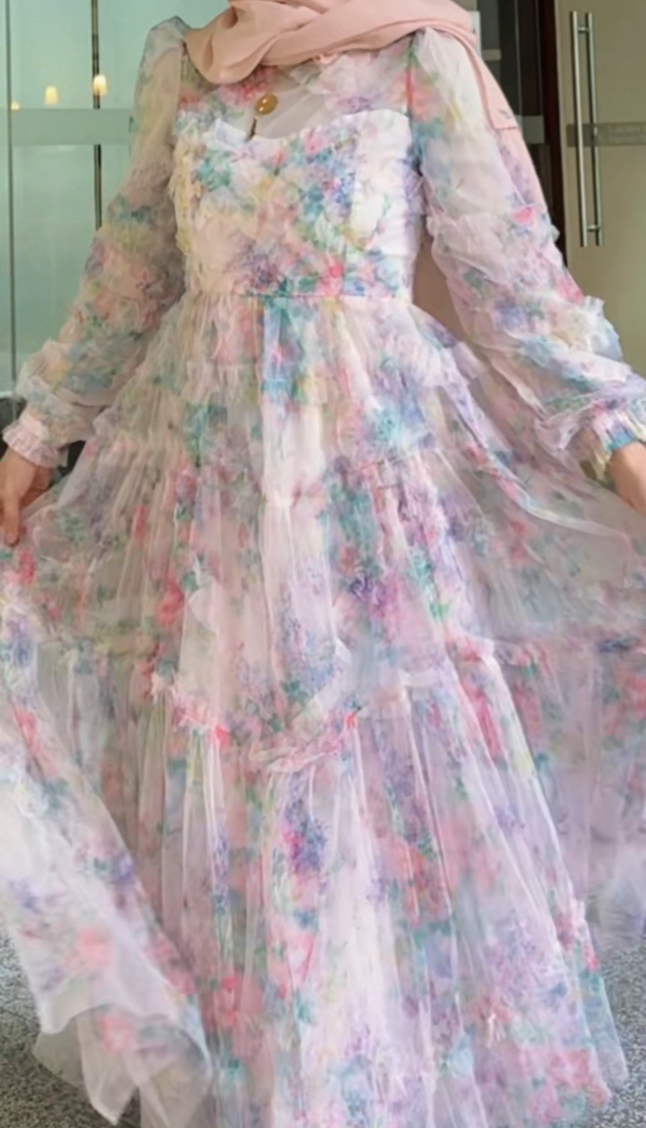 Zimmerman pink net dress