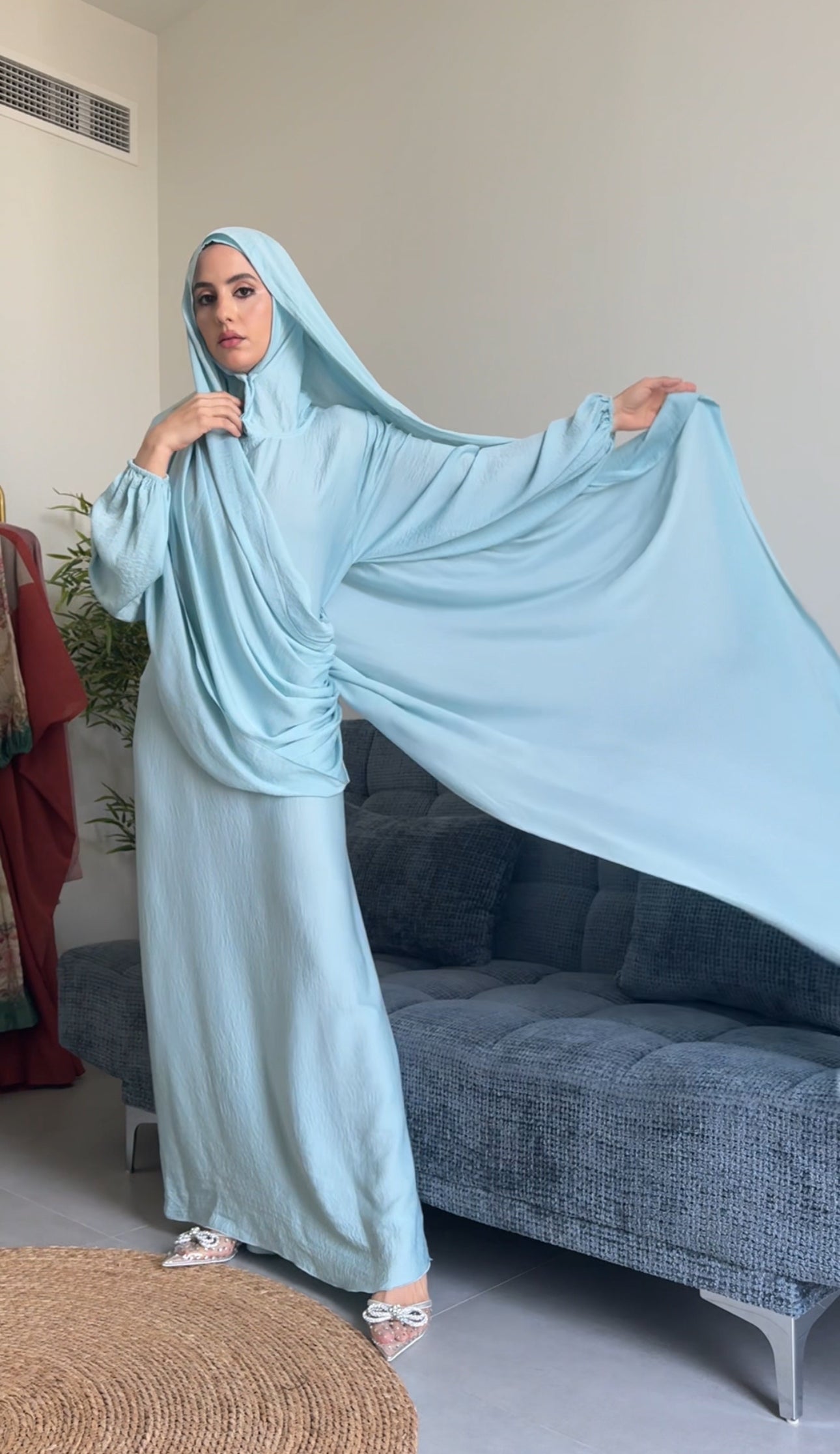 Frozen Elsa Long Scarf Abayah