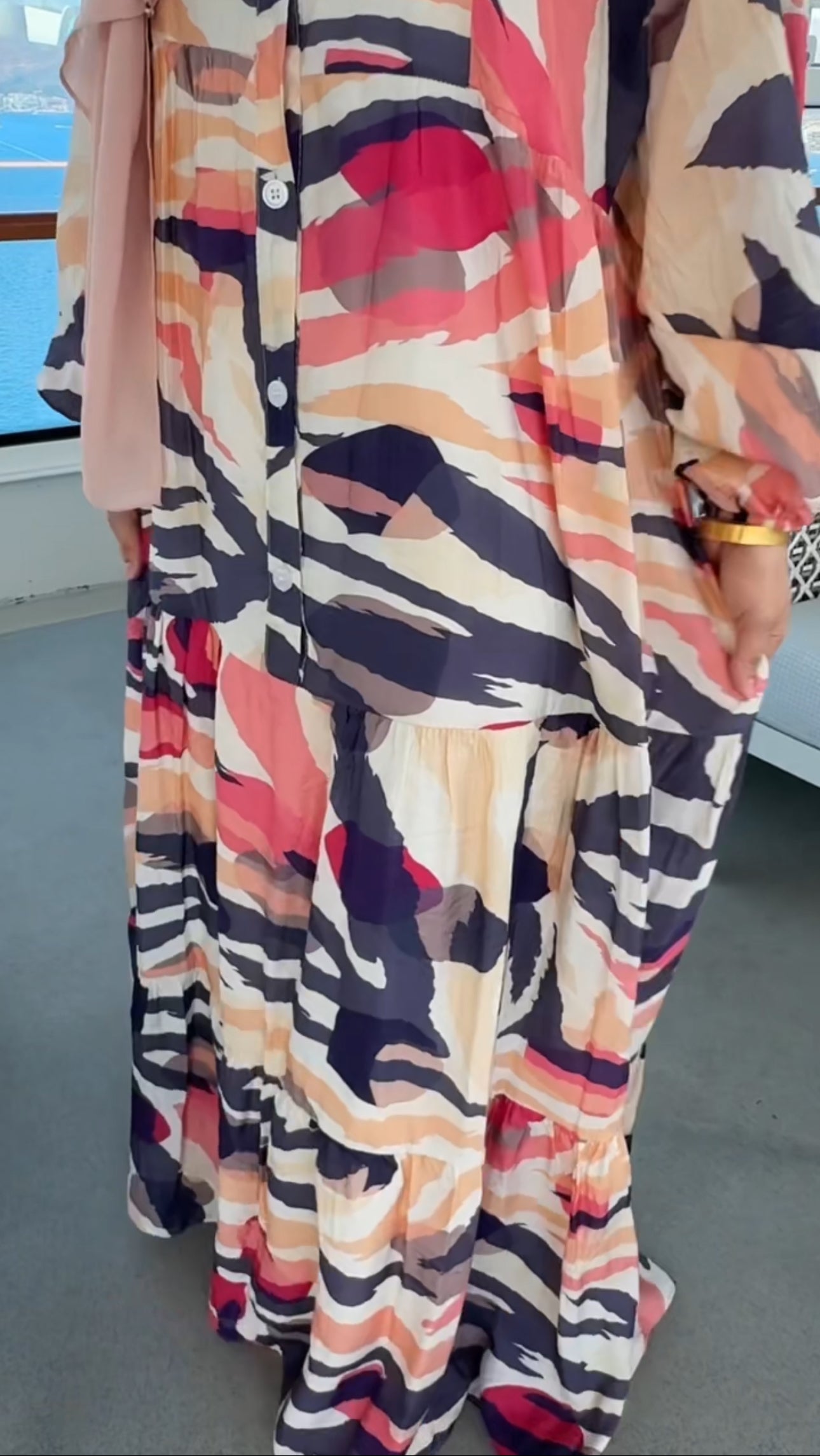 Colorful Pattern Dress