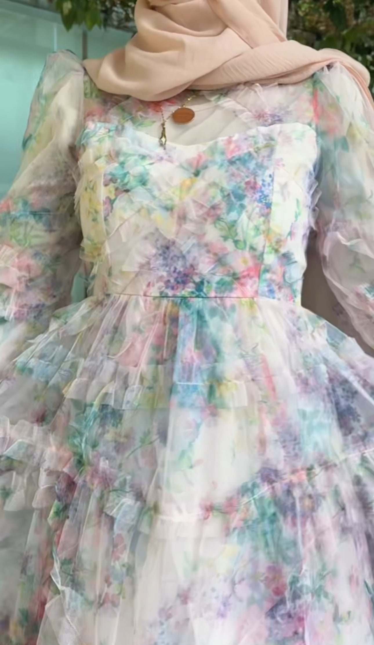 Zimmerman pink net dress