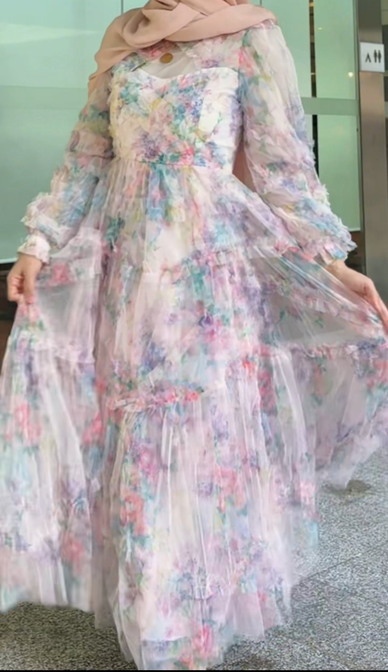 Zimmerman pink net dress