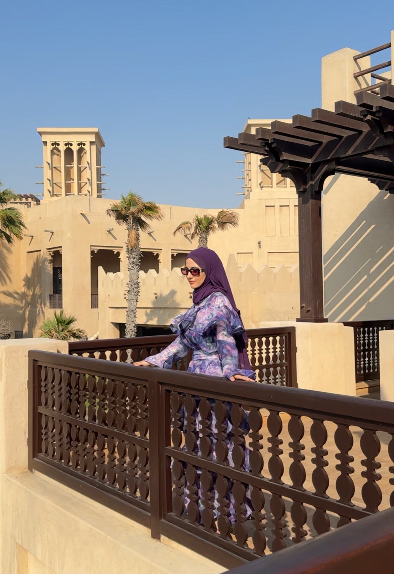 Purple layered dress