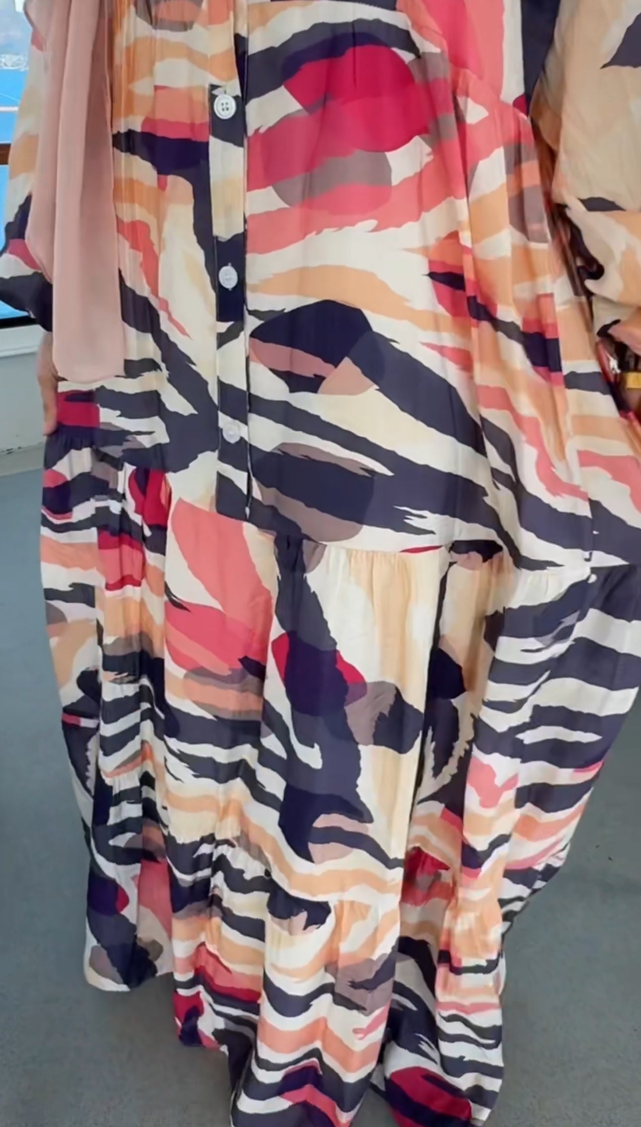 Colorful Pattern Dress