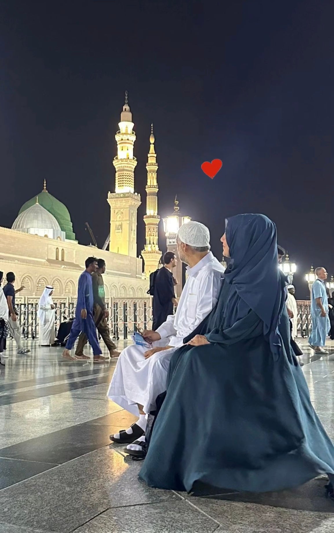 Crystal Teal Colored flow abayah with attached hijab