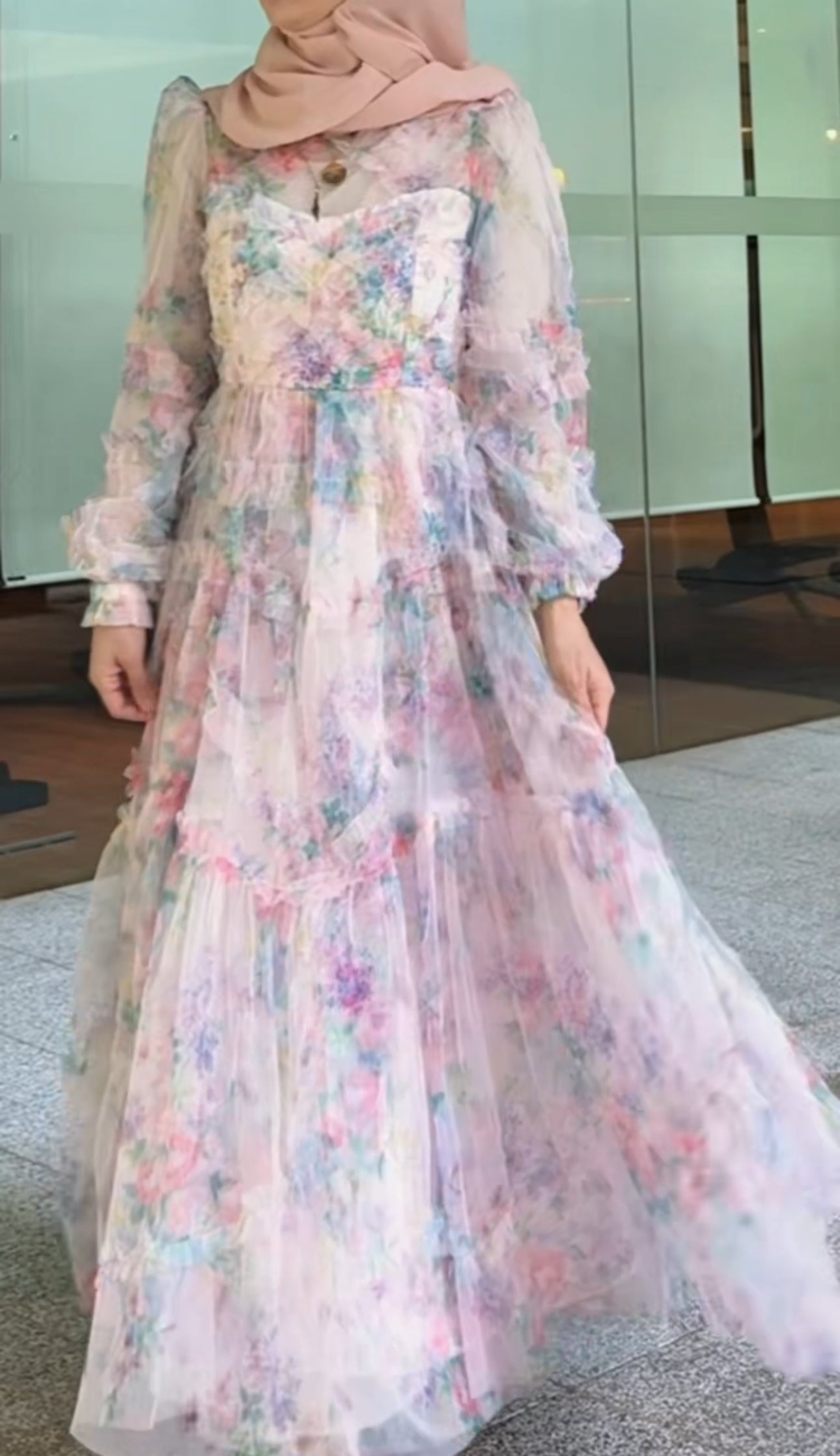 Zimmerman pink net dress