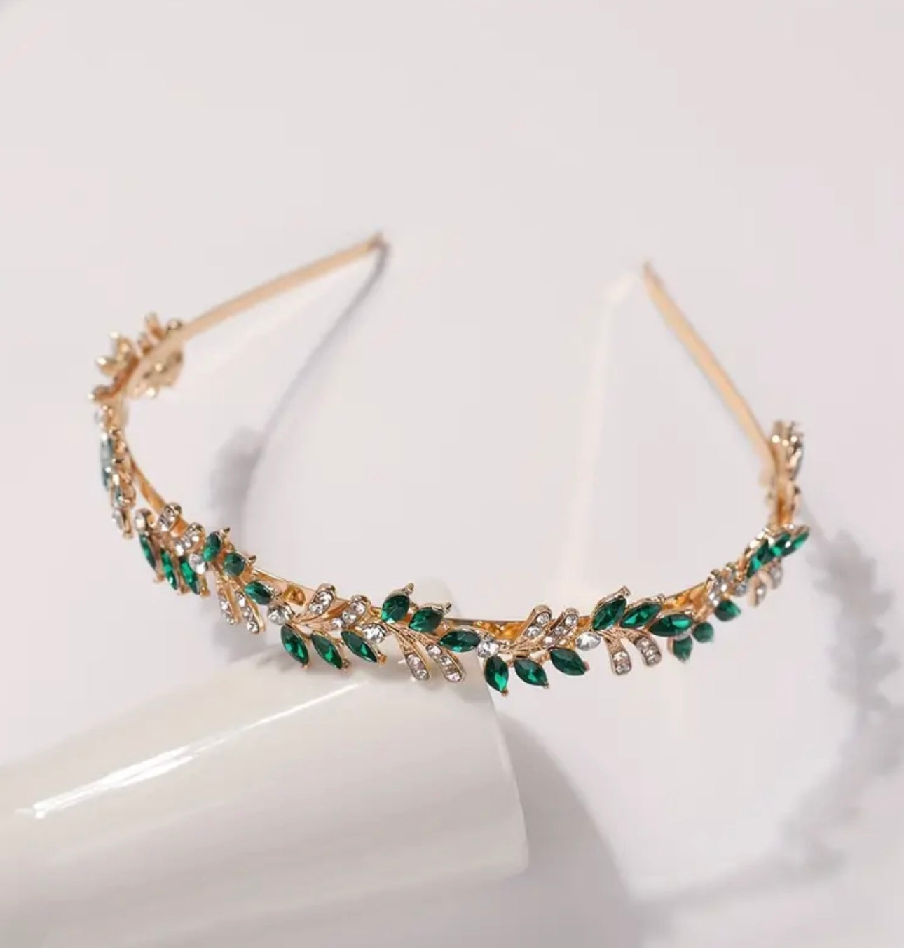Green and Gold Leaf đ Alice Band