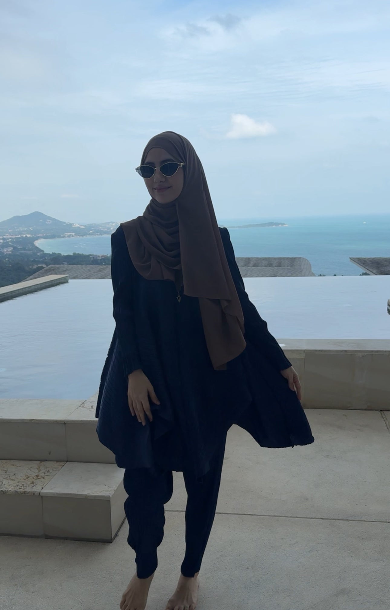 Navy pleat set