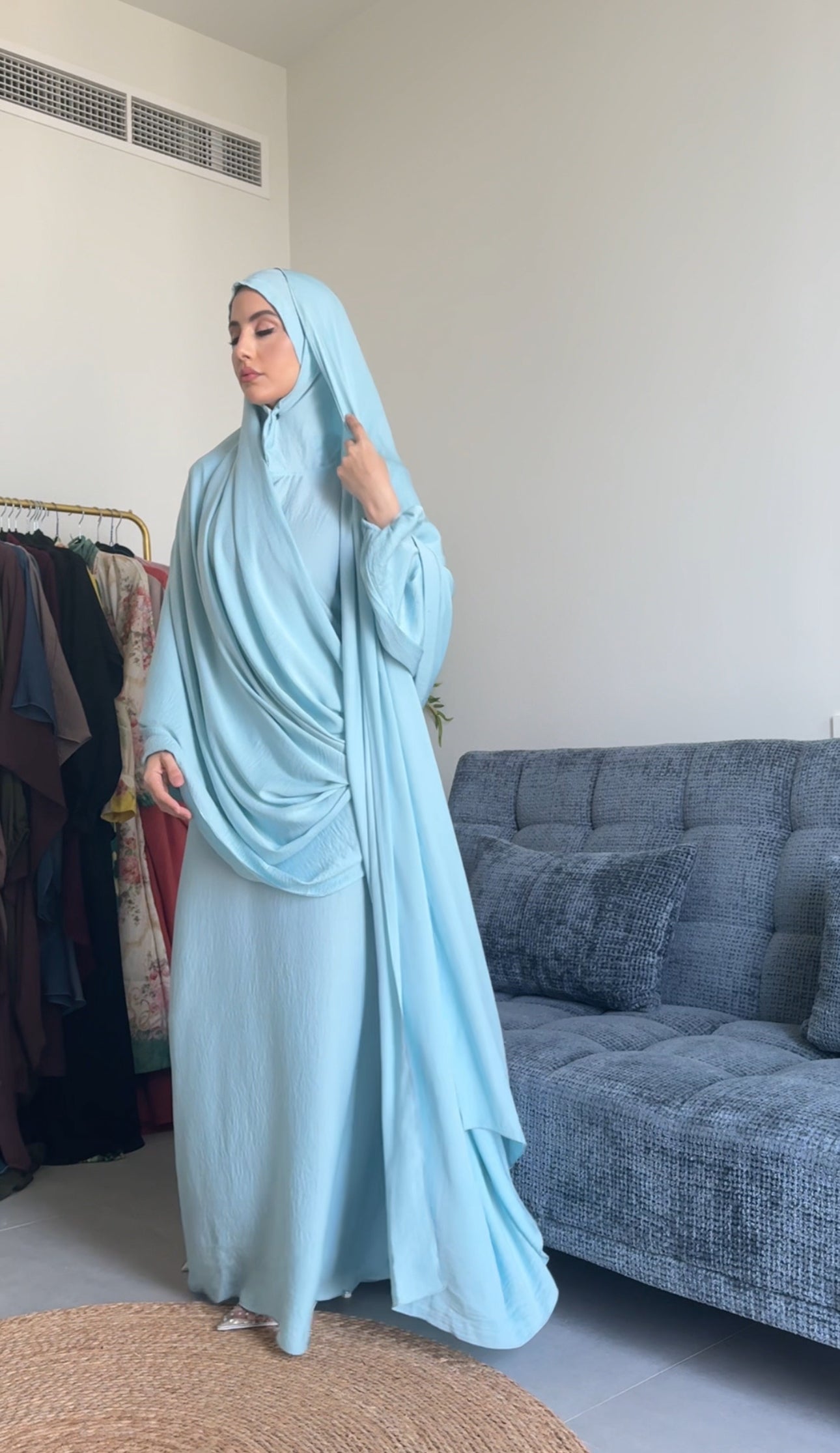 Frozen Elsa Long Scarf Abayah