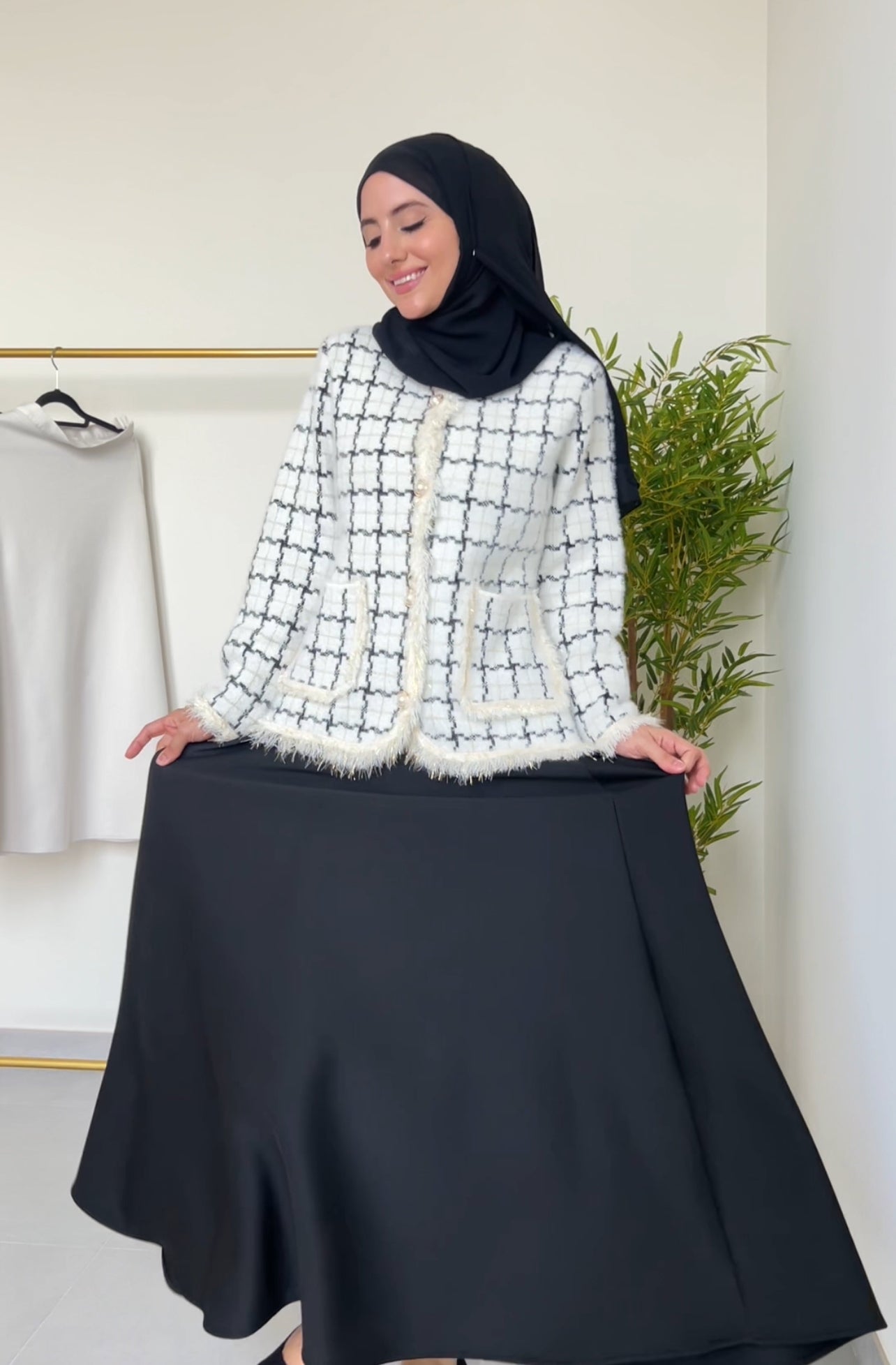 Black skirt