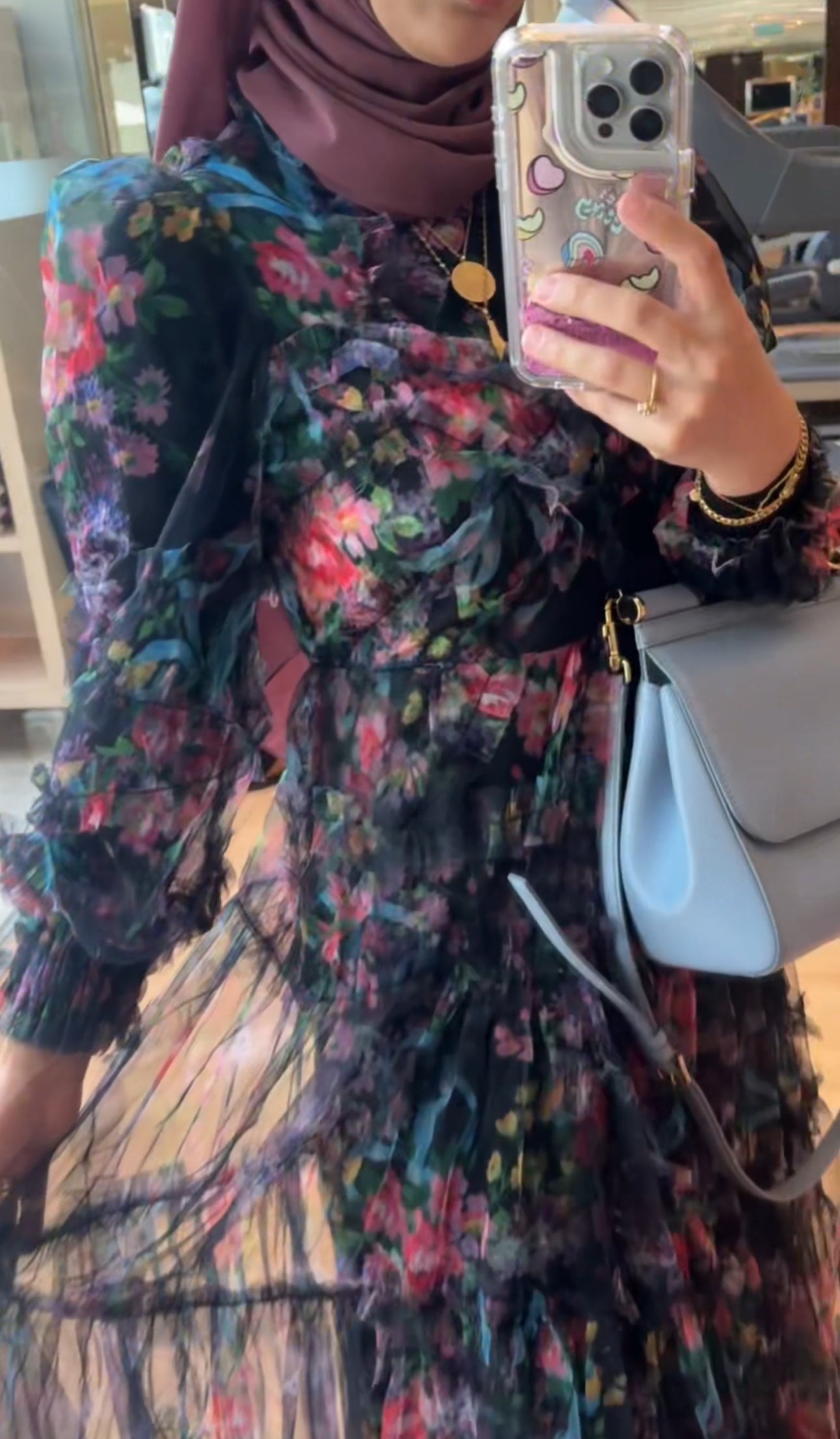 Zimmerman black net dress