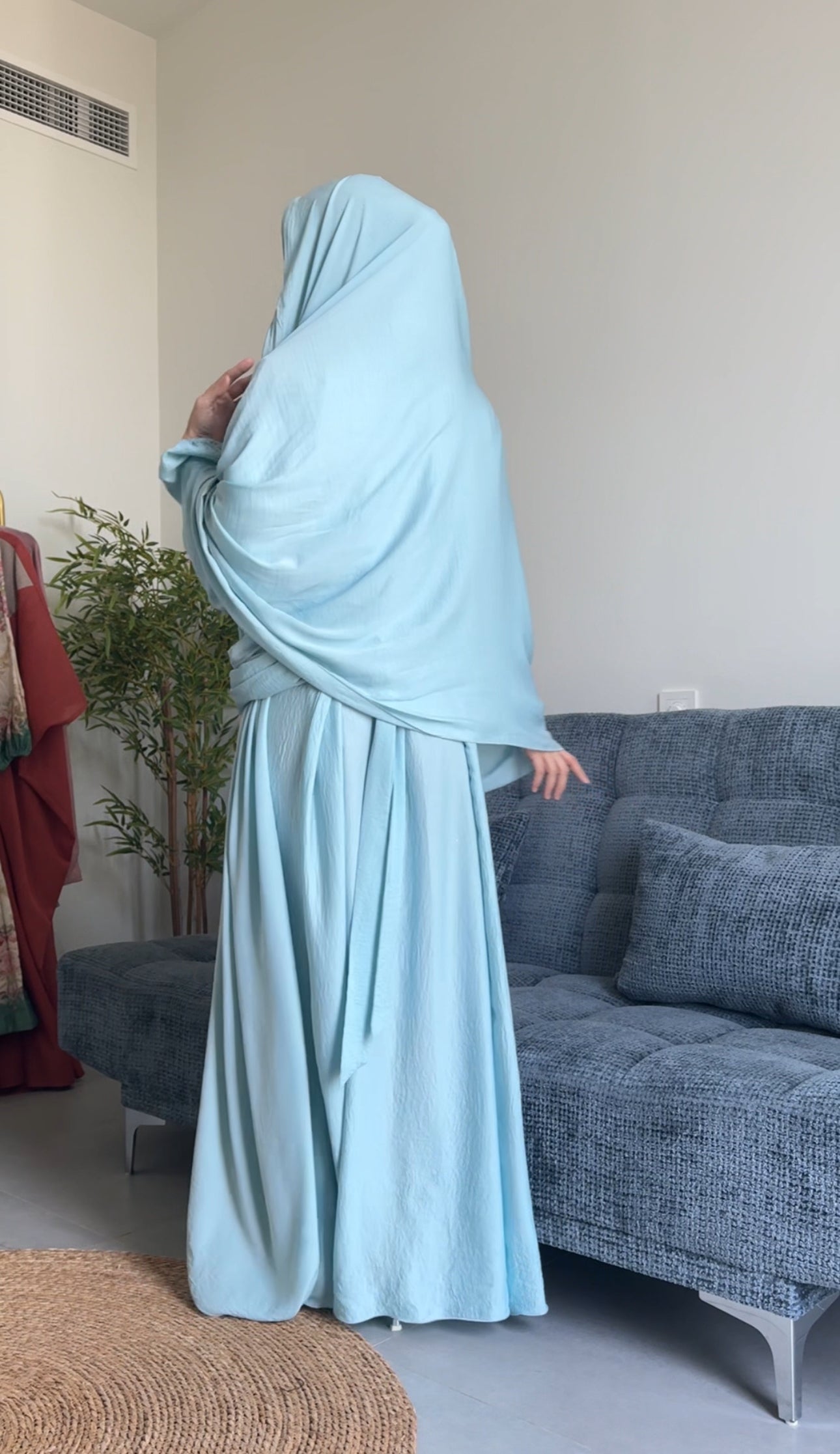 Frozen Elsa Long Scarf Abayah