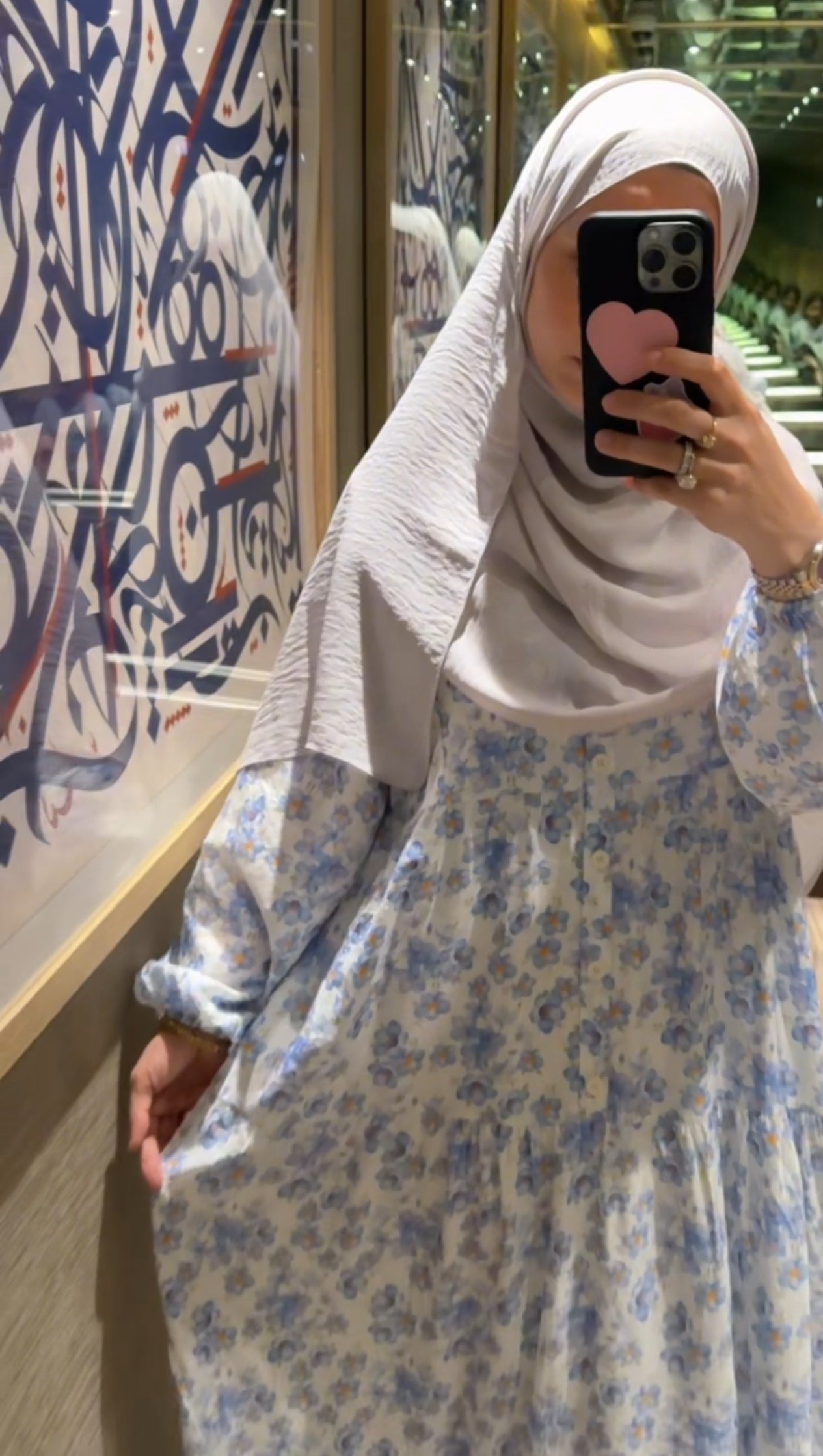Blue Floral Dress
