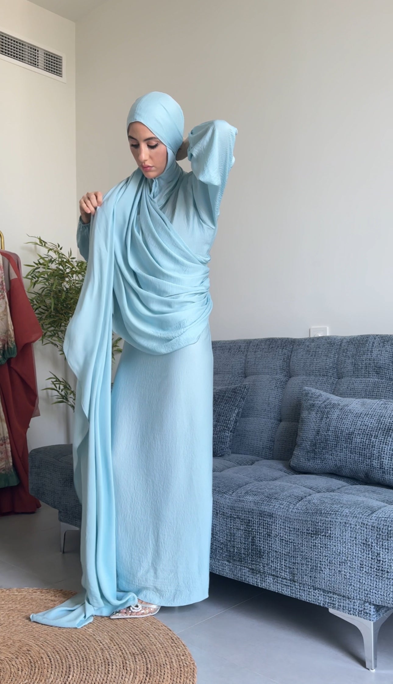 Frozen Elsa Long Scarf Abayah