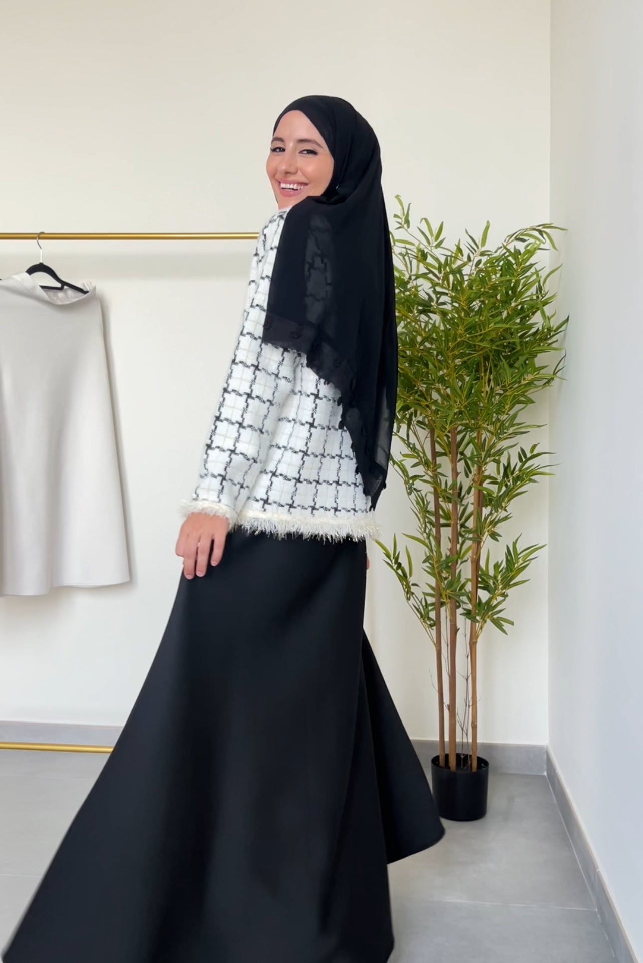 Black skirt