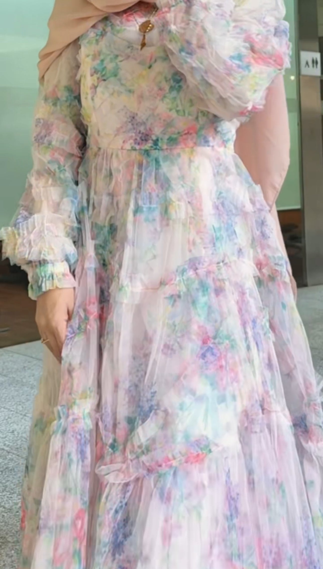 Zimmerman pink net dress