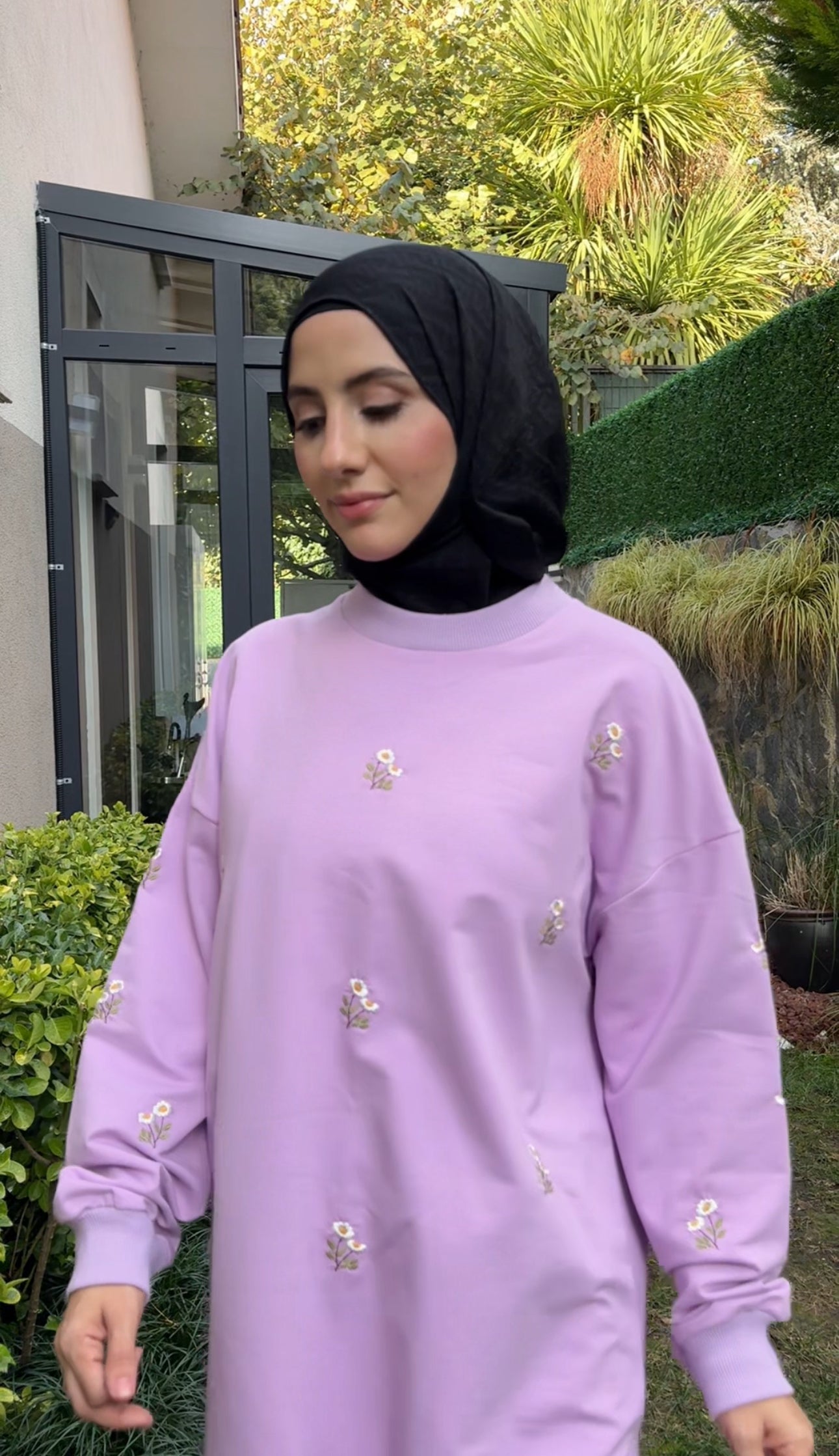 Lilac Daisy tracksuit set