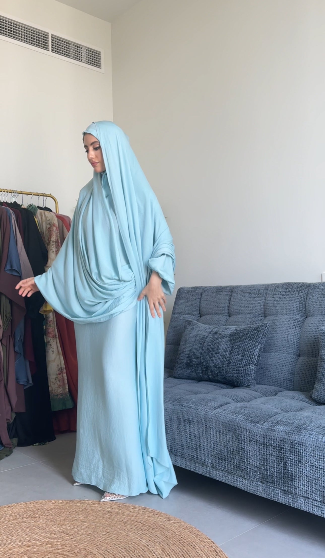 Frozen Elsa Long Scarf Abayah