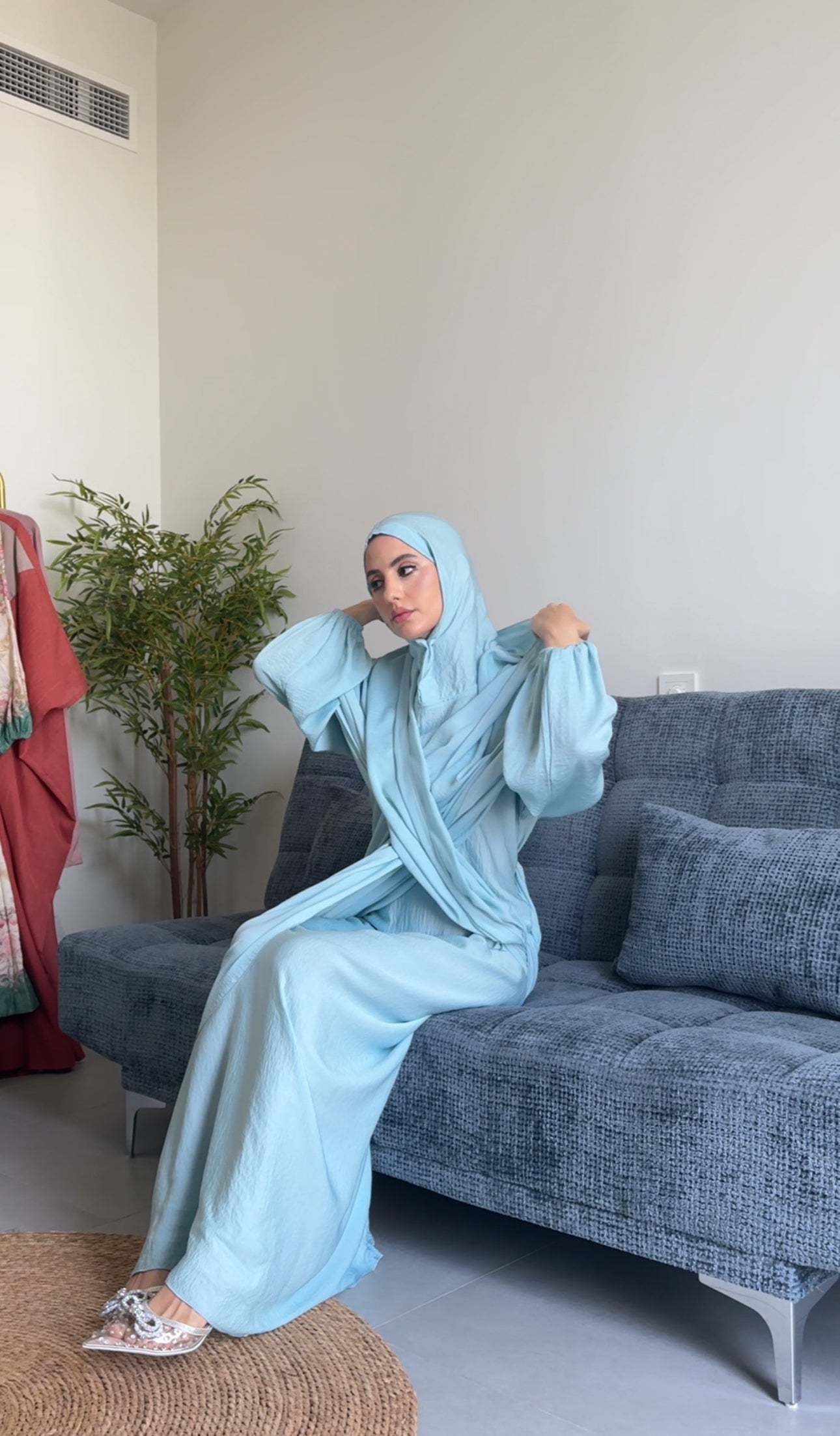 Frozen Elsa Long Scarf Abayah