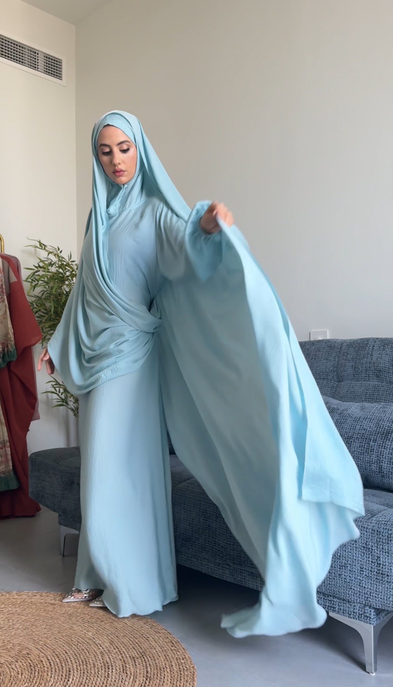 Frozen Elsa Long Scarf Abayah