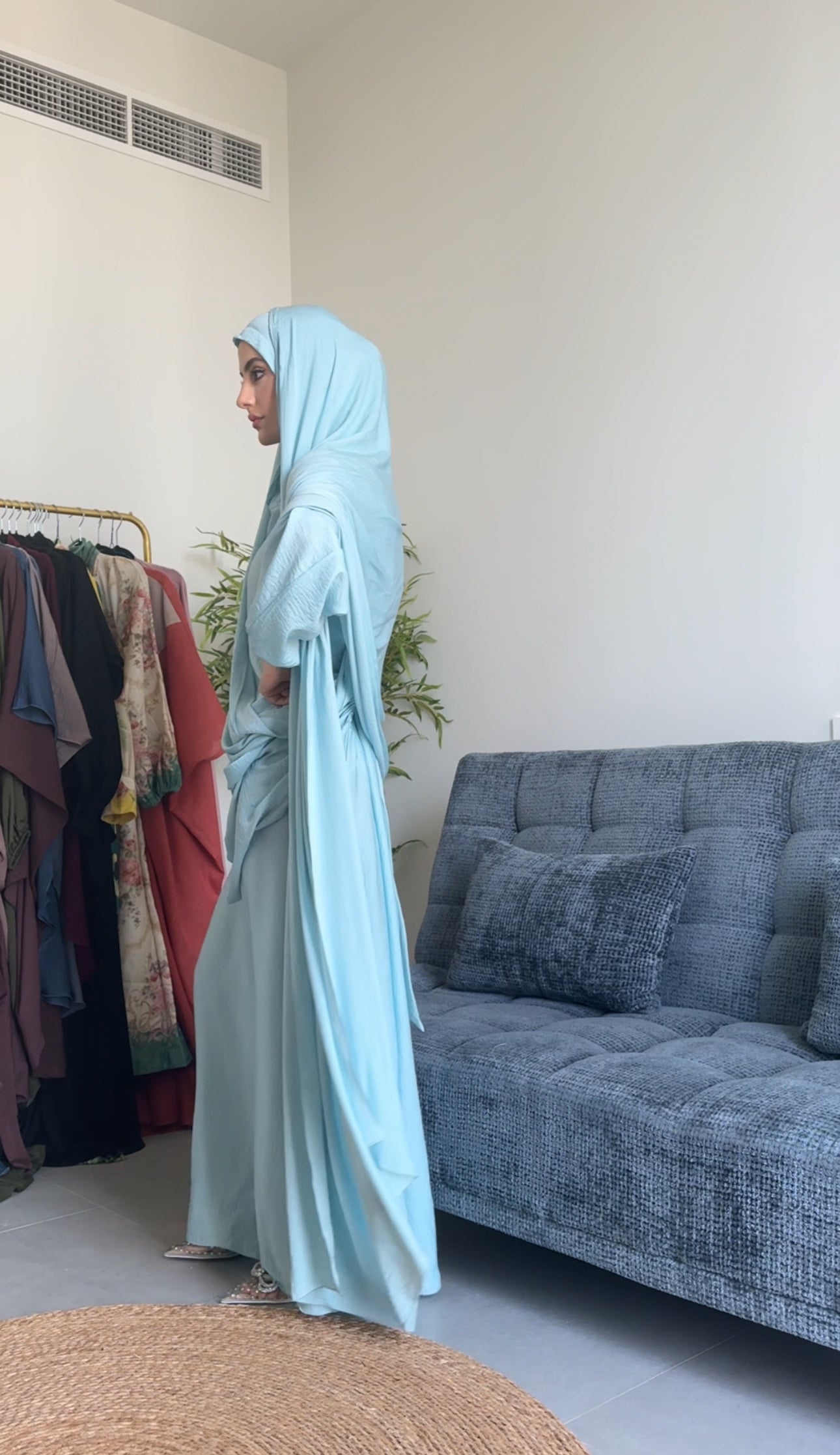 Frozen Elsa Long Scarf Abayah