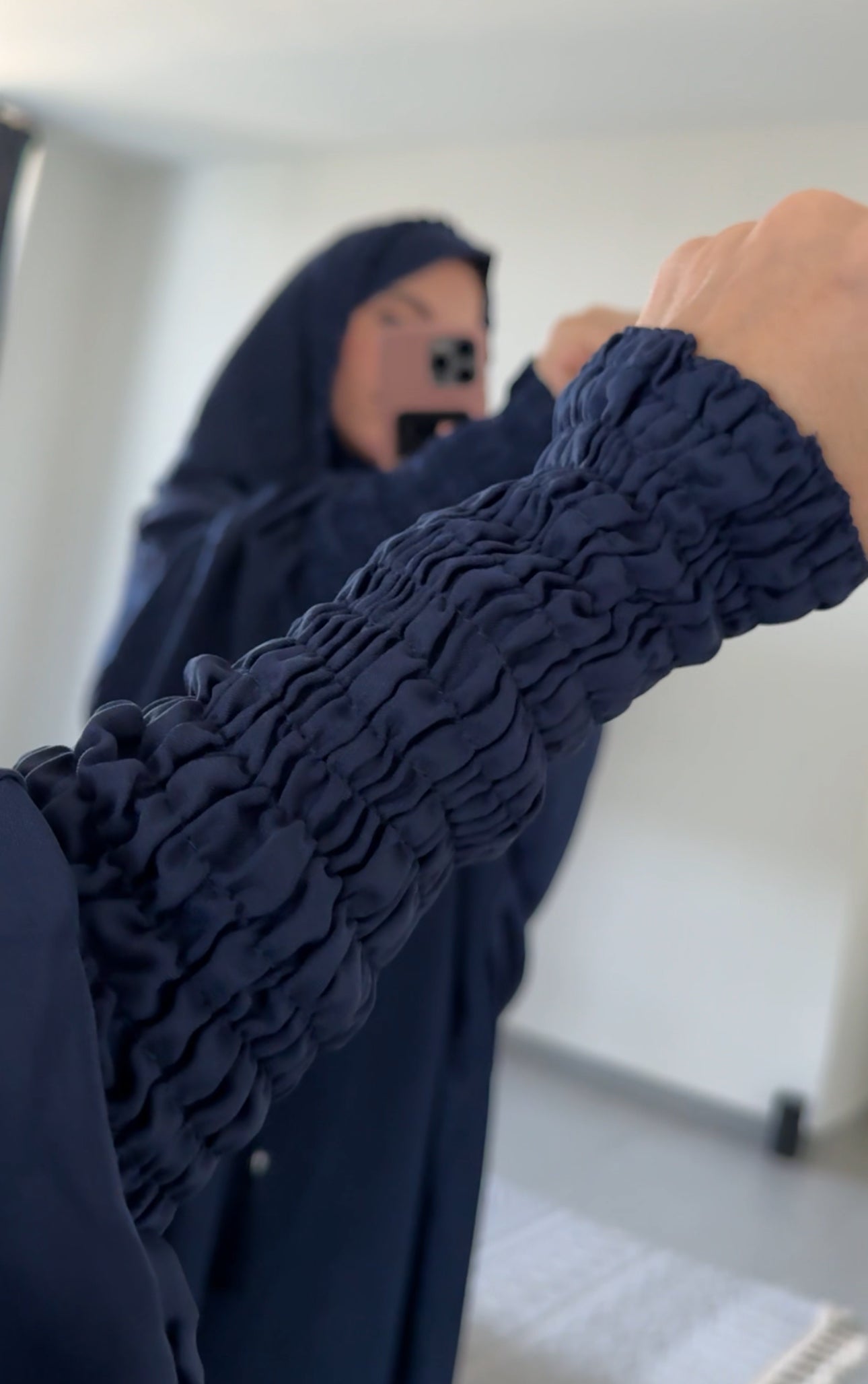 Navy burqa with no dots