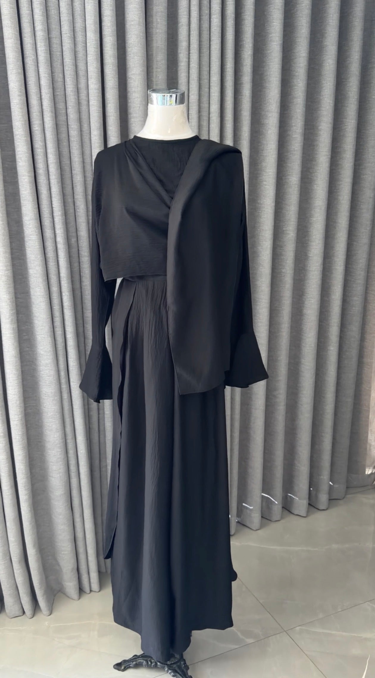 Black versatile jumpsuits