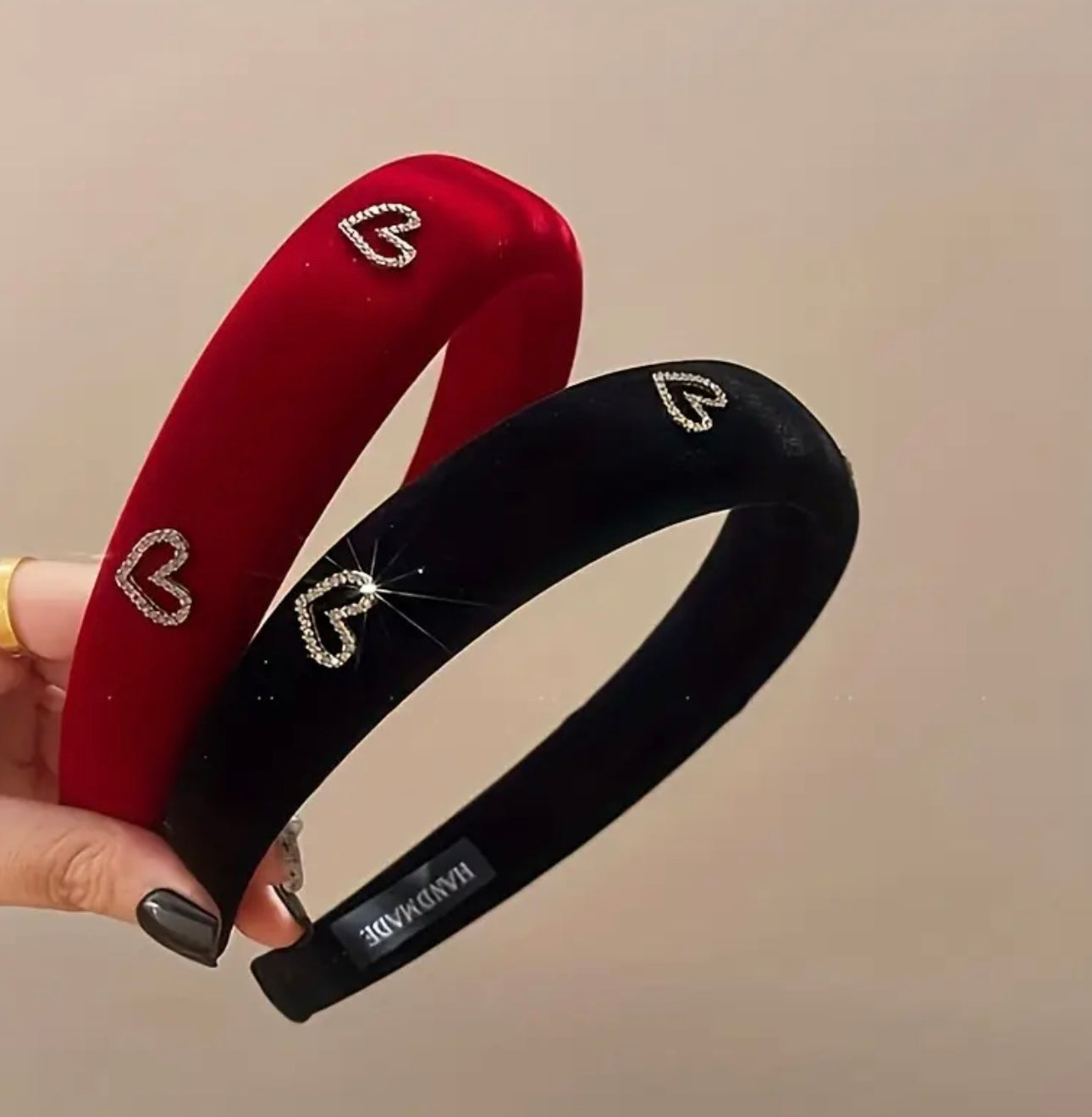 Maroon with heart ♥️ Alice Band