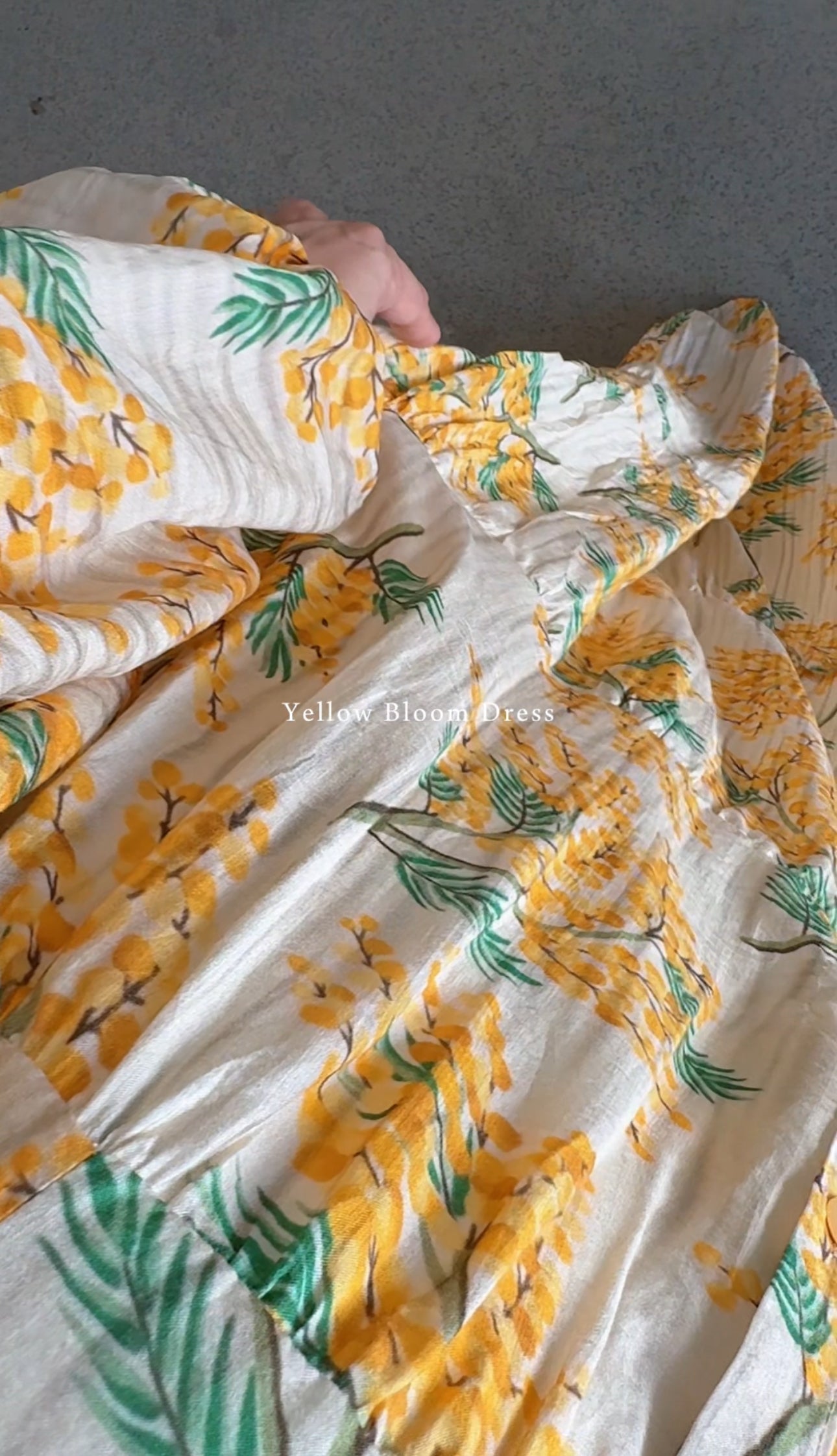 Yellow Bloom Dress