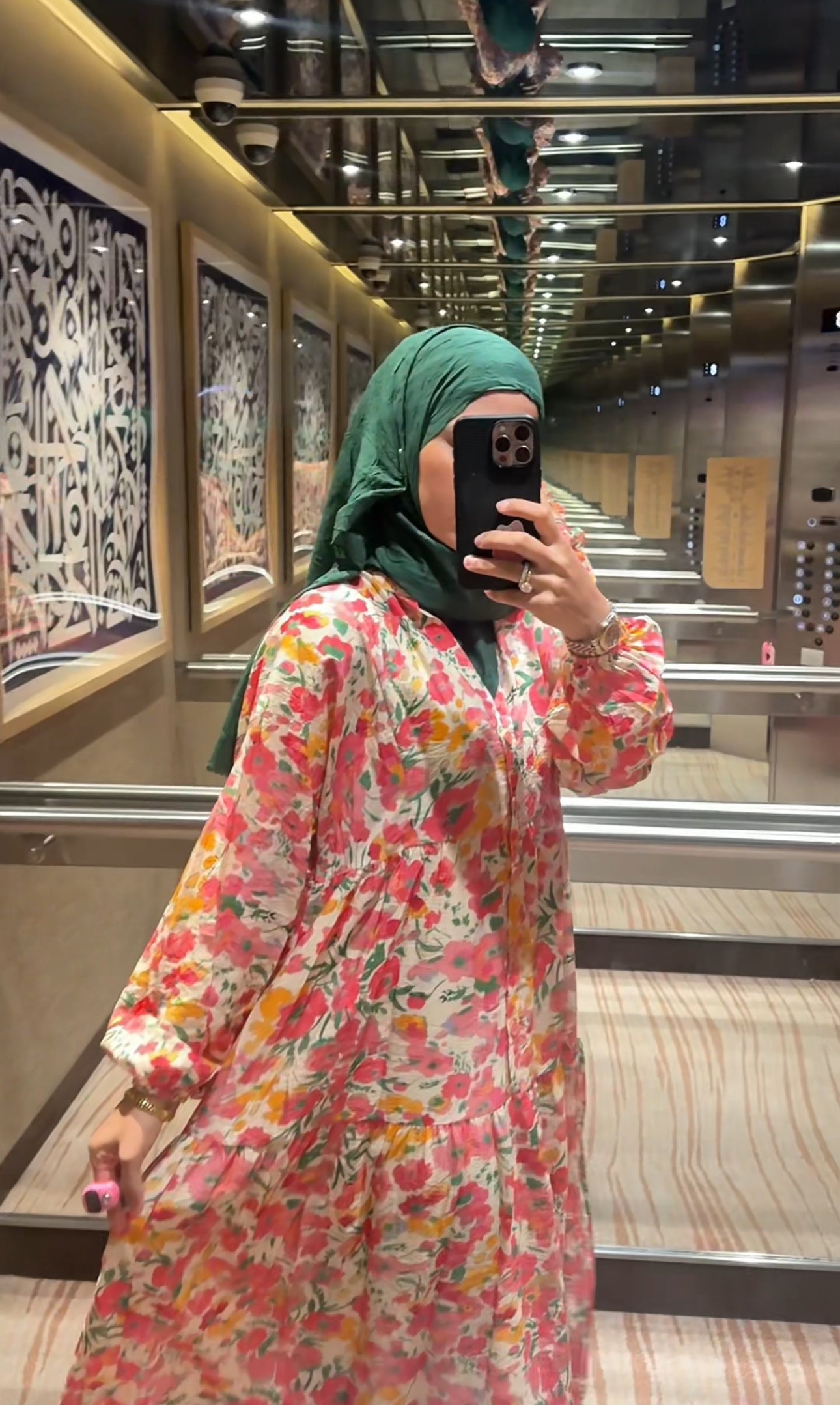 Pink bloom Dress