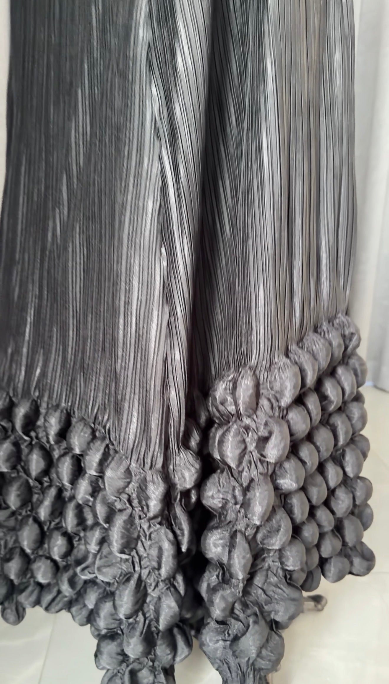 Off-white Sari with pants