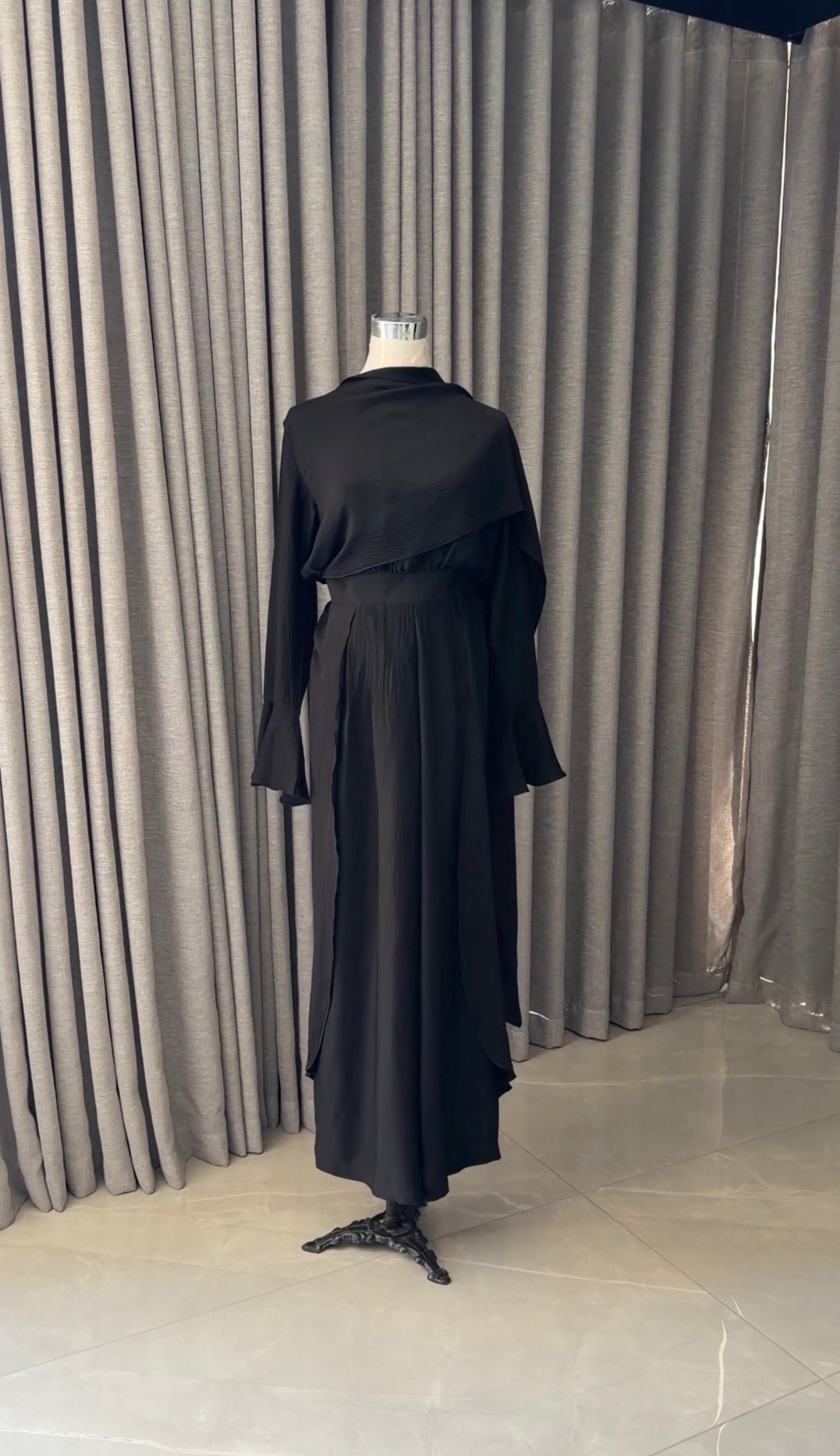 Black Skirt Pant Jumsuit