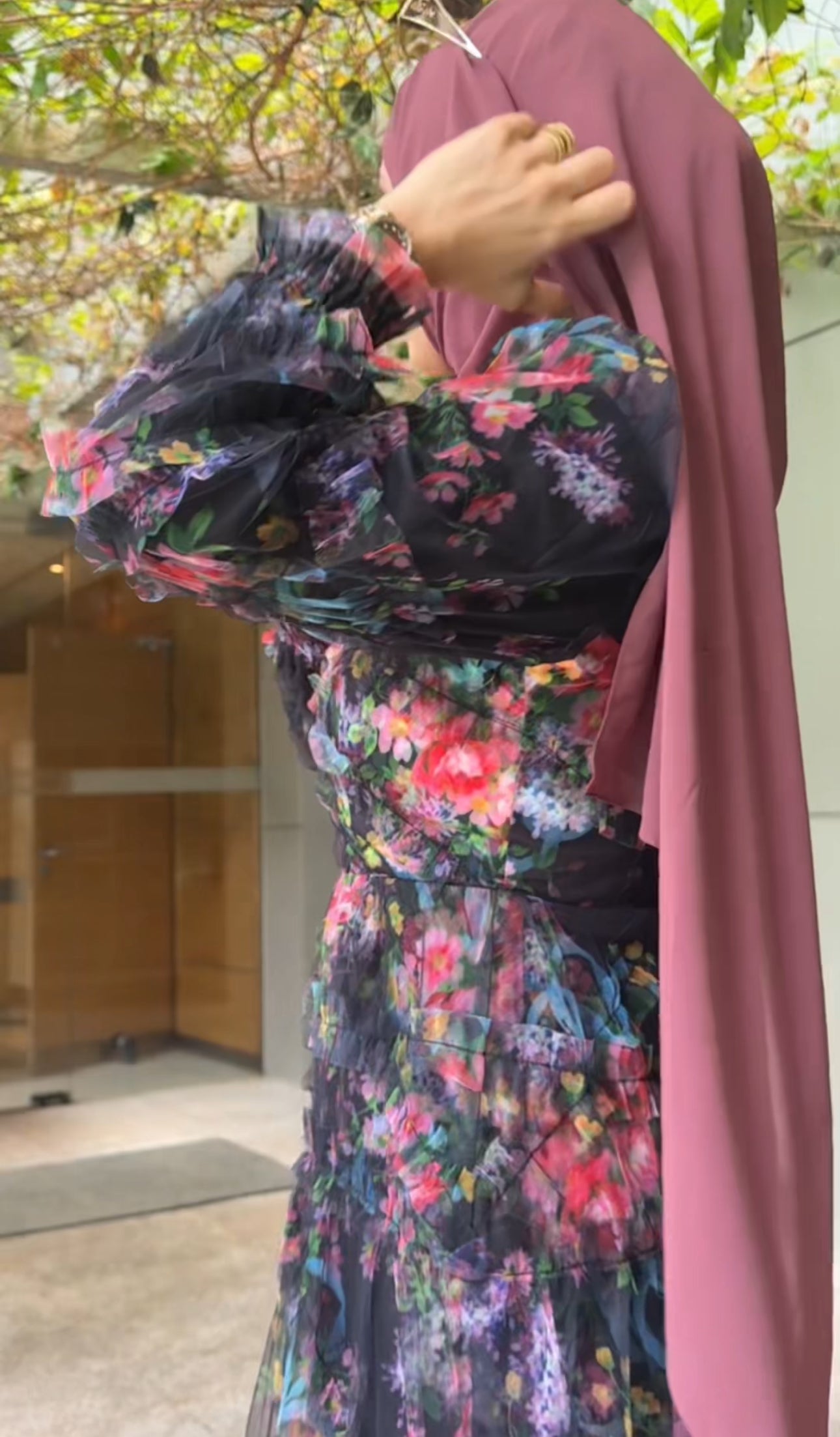 Zimmerman black net dress