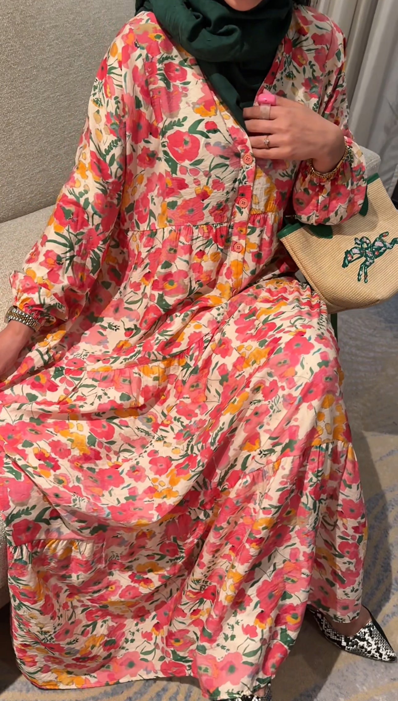 Pink bloom Dress