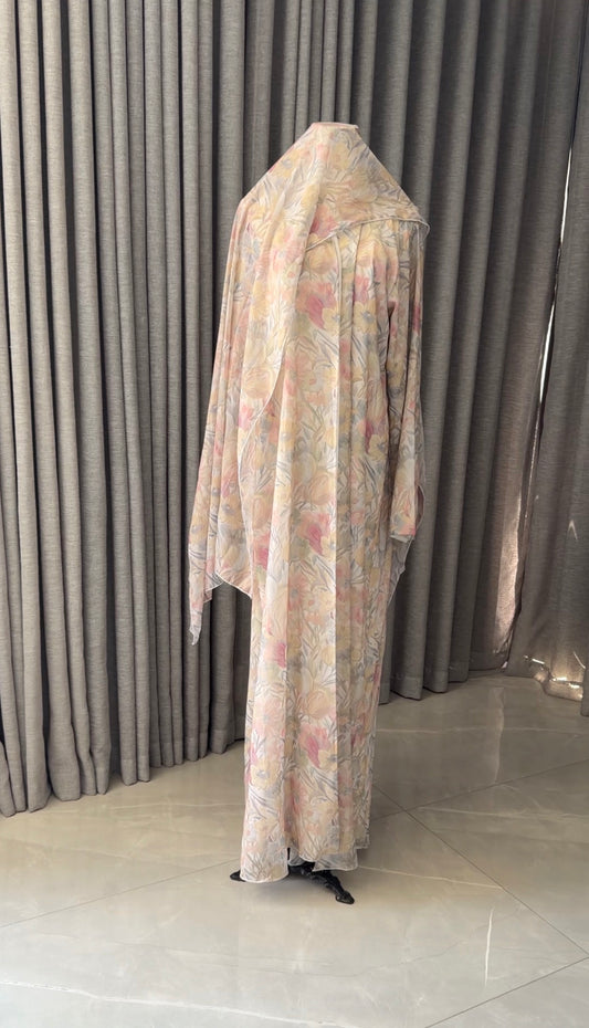 Soft Pastel Colour Abayah