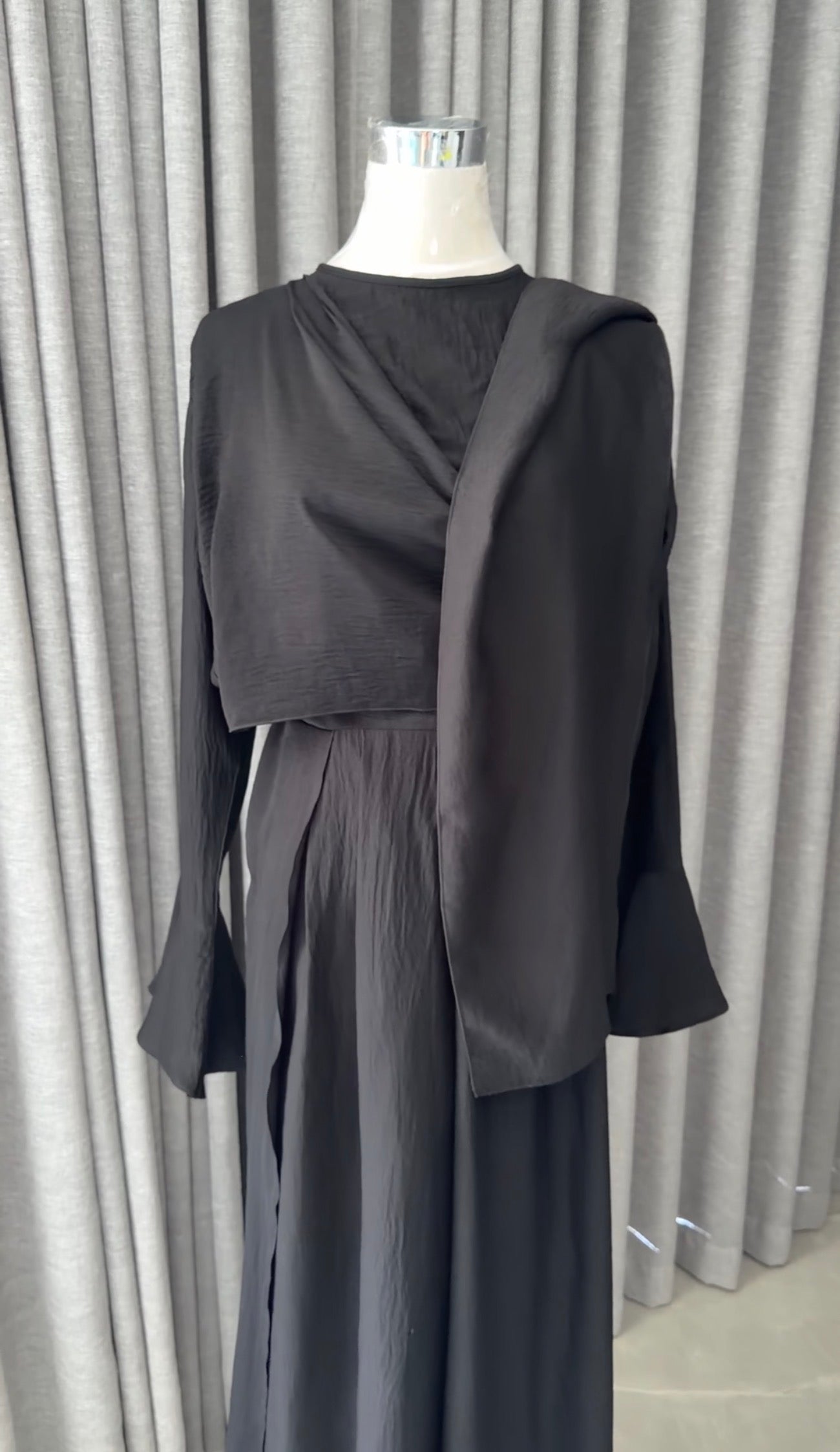 Black Skirt Pant Jumsuit