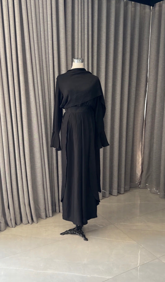 Black versatile jumpsuits