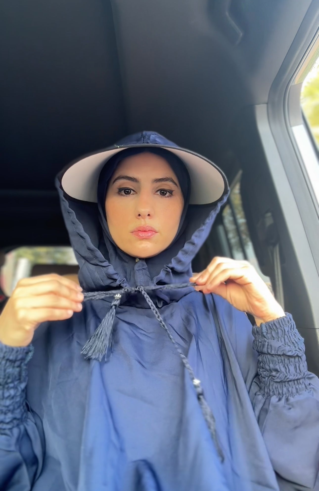 Navy burqa with no dots