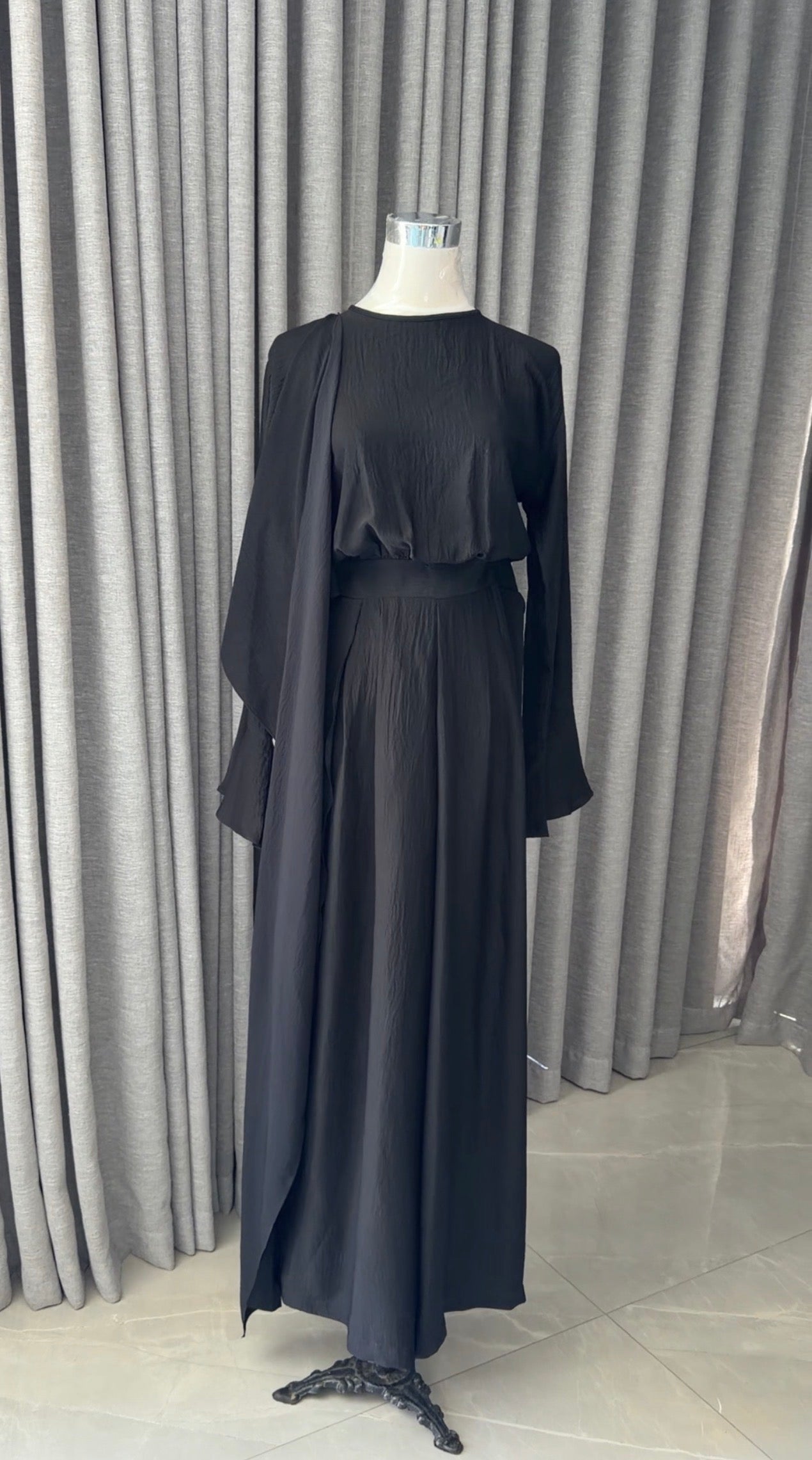 Black versatile jumpsuits