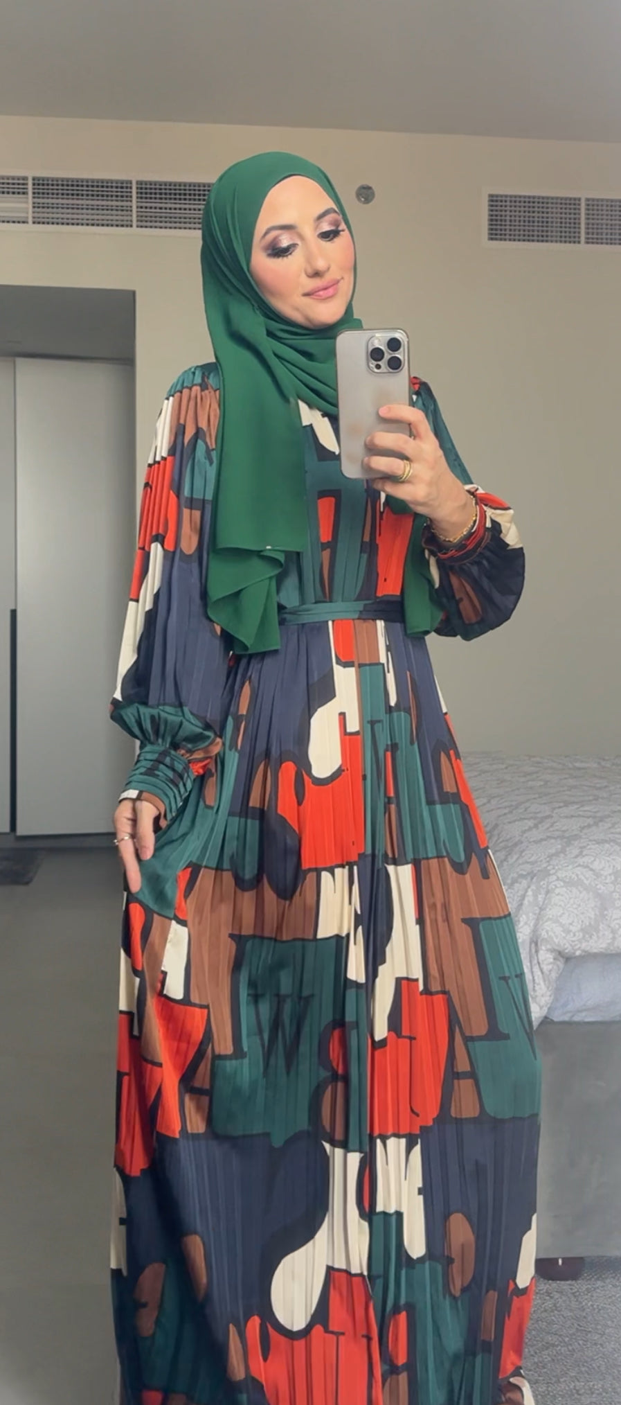 Colourful dress