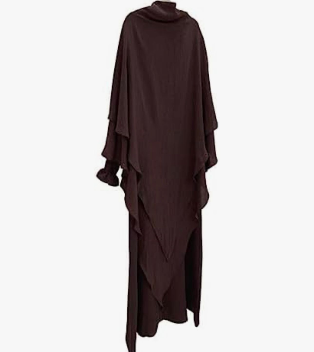 Two Piece Jilbab, with layered scarf and long sleeve inner